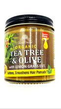 Load image into Gallery viewer, Essential Palace Organic Tea Tree Oil & Olive Oil Hair Pomade