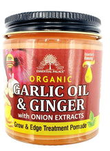 Load image into Gallery viewer, Essential Palace Organic Garlic Oil & Ginger: Growth & Edge Treatment Pomade
