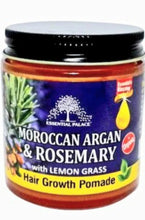 Load image into Gallery viewer, Essential Palace Organic Moroccan Argan Oil & Rosemary Oil Hair Pomade