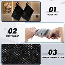 Load image into Gallery viewer, Black Exfoliating Net Sponge