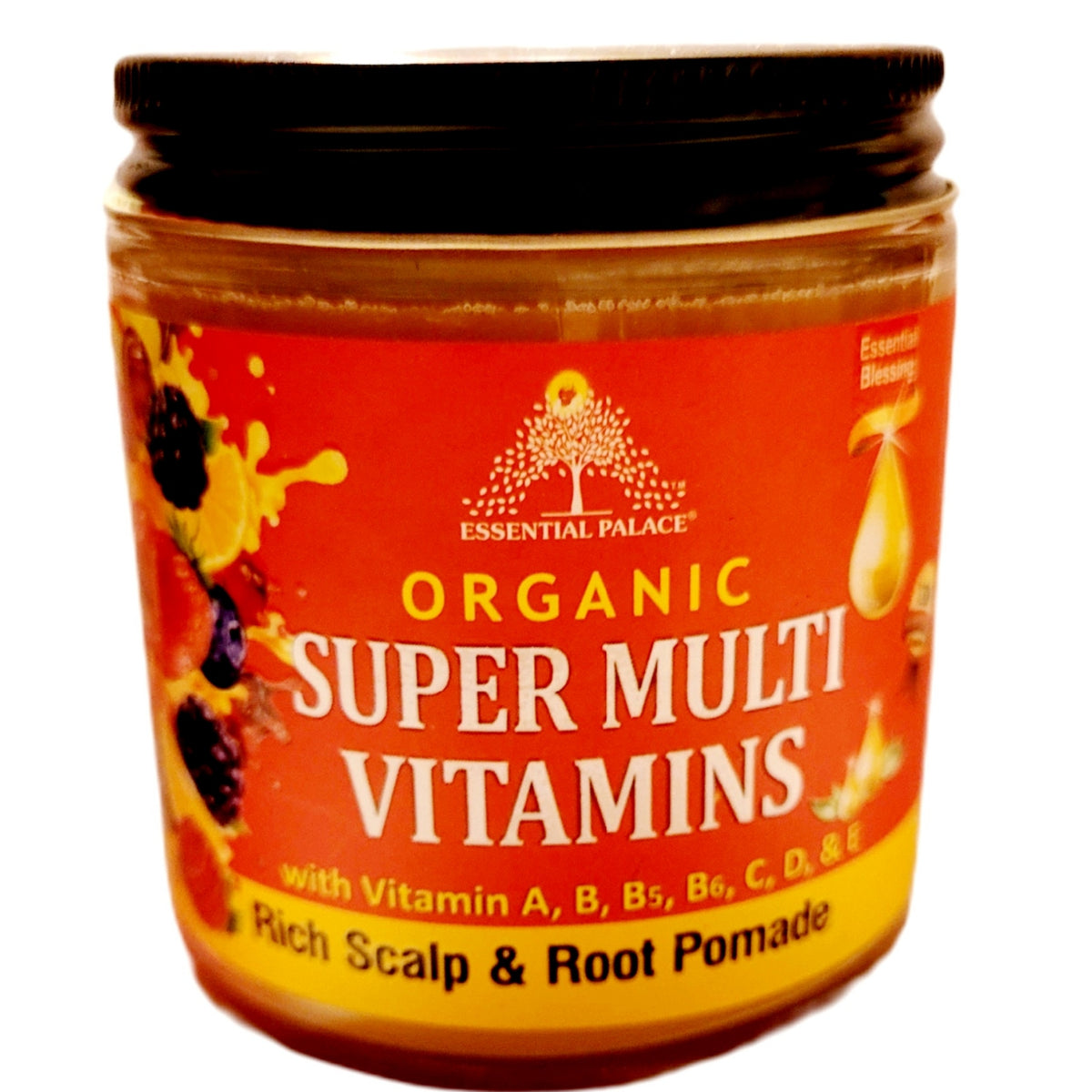 Organic Super Multi Vitamins Hair Pomade, 4 oz. Grace of Melanin