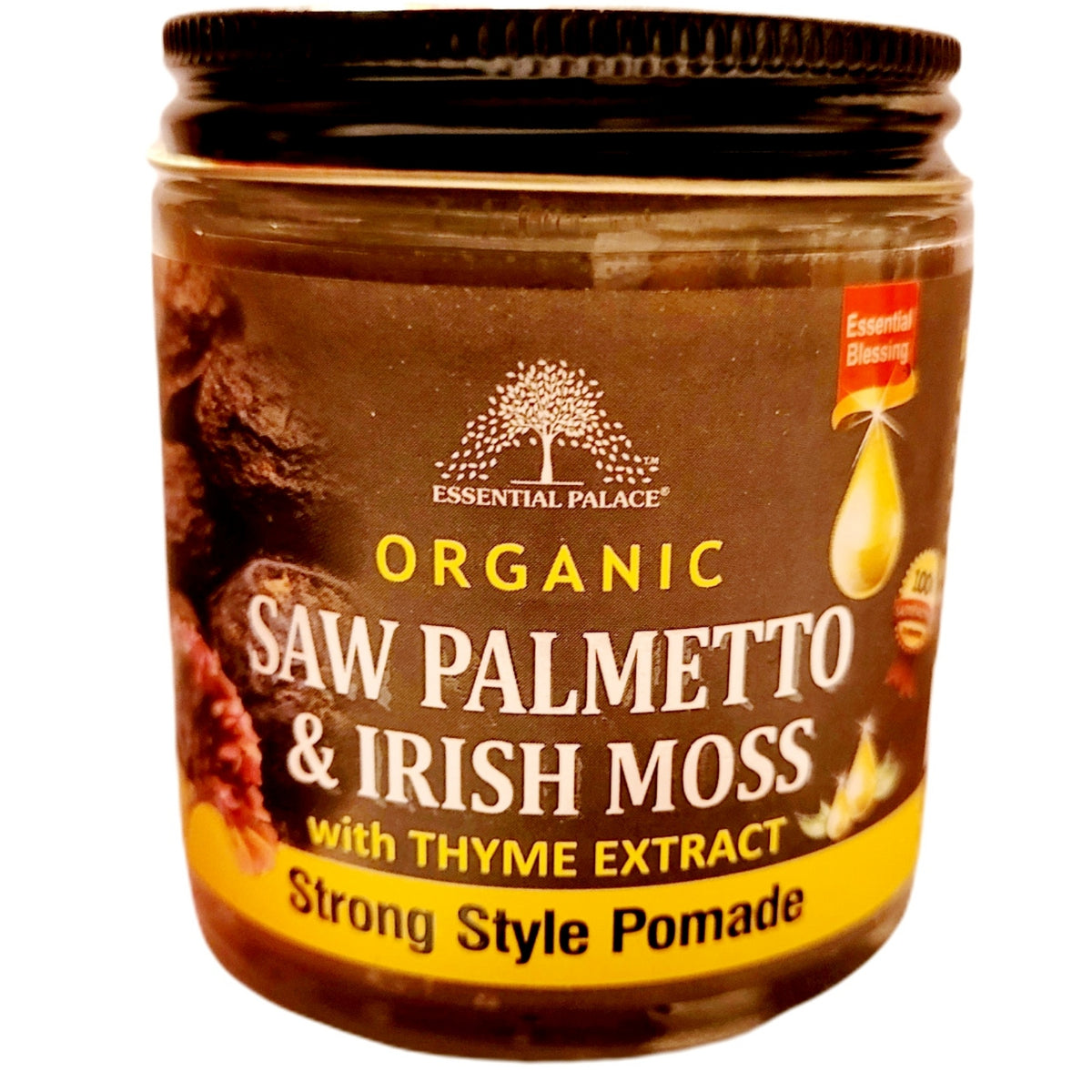 Organic Saw Palmetto & Irish Sea Moss Hair Pomade Grace of Melanin