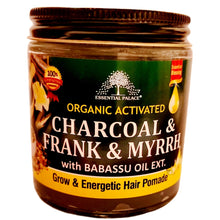 Load image into Gallery viewer, Essential Palace Organically Activated: Charcoal with Frank & Myrrh Pomade