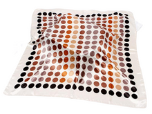 Load image into Gallery viewer, Brown Polka Dot Scarf