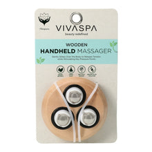 Load image into Gallery viewer, Wooden Handheld Massager
