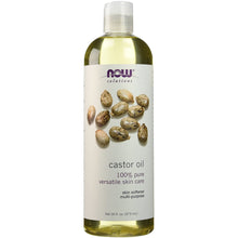 Load image into Gallery viewer, NOW 100% Castor Oil, 16 oz