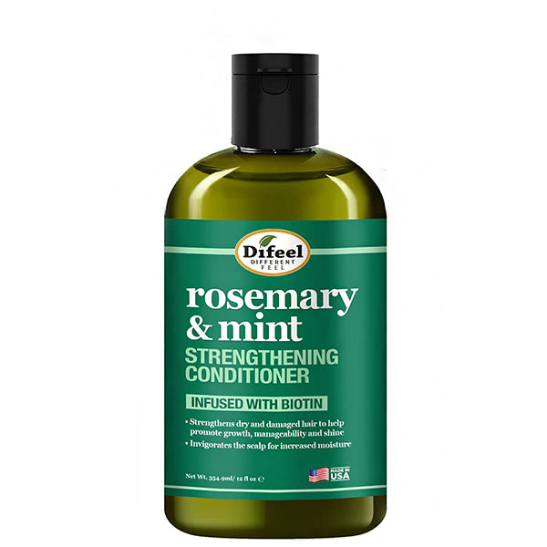 Difeel Rosemary & Mint Hair Strengthening Conditioner With Biotin 12oz