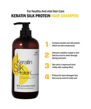 Load image into Gallery viewer, Keratin Silk Protein Hair Shampoo 700 ml