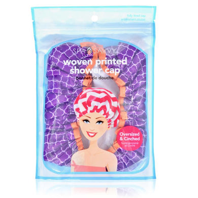 SPA SAVVY WOVEN SHOWER CAP