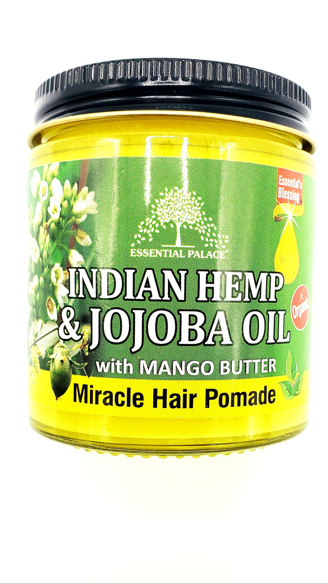 Indian Hemp & Jojoba Oil Hair Pomade, 4 oz.