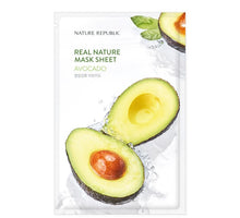 Load image into Gallery viewer, Nature Republic Real Nature Avocado Sheet Mask