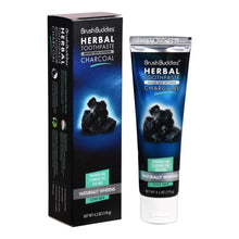 Load image into Gallery viewer, Brushbuddies Herbal Toothpaste Infused with Activated Charcoal