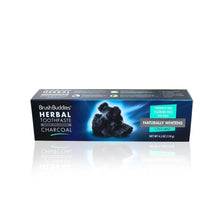 Load image into Gallery viewer, BrushBuddies Herbal Activated Charcoal Toothpaste