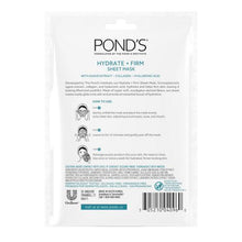 Load image into Gallery viewer, Pond&#39;s Face Sheet Mask Hydrate &#39;n Firm