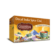 Load image into Gallery viewer, Celestial Seasonings Decaf India Spice Chai Tea