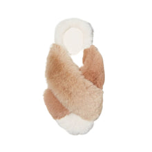 Load image into Gallery viewer, Diva Crossband Fur Slippers