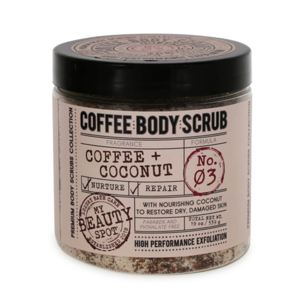 Coffee & Coconut Dry Body Scrub, 19 Oz