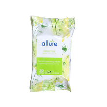 Load image into Gallery viewer, Allure Facial Cleaning Wipes with Vitamin E, 30-ct
