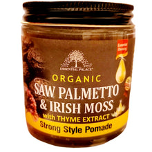 Load image into Gallery viewer, Organic Saw Palmetto &amp; Irish Sea Moss Hair Pomade, 4 oz.