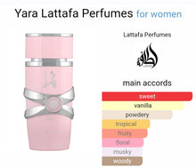 Load image into Gallery viewer, Yara Perfume Women 100ml by Lattafa EDP