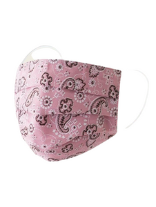 Pink Scarf Face Mask