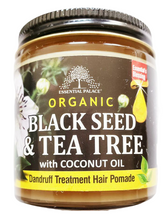 Load image into Gallery viewer, Essential Palace Organic Black Seed &amp; Tea Tree Pomade, 4 oz.