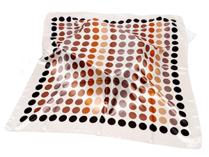 Brown Polka Dot Scarf